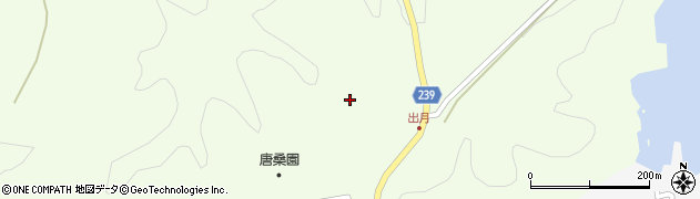 唐桑斎場周辺の地図