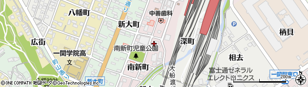 鹿島学園高等学校　通信制一関学習センター周辺の地図