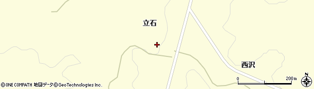 岩手県一関市千厩町清田（立石）周辺の地図