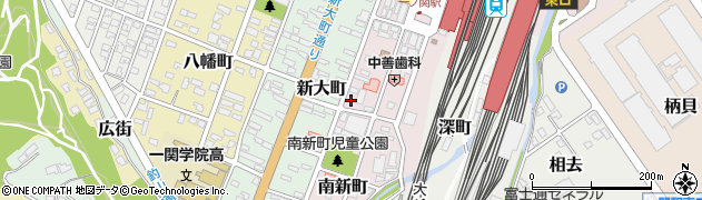 岩手県一関市駅前19周辺の地図