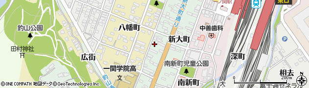 岩手県一関市新大町121周辺の地図