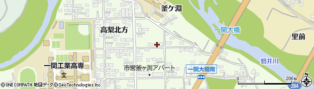 岩手県一関市萩荘釜ケ淵95周辺の地図