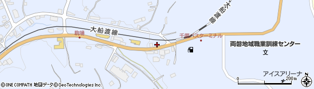 千厩ボデー事務所周辺の地図