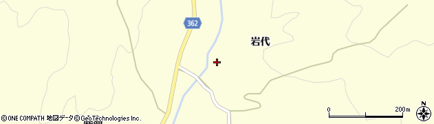 山形県酒田市北俣岩代44周辺の地図