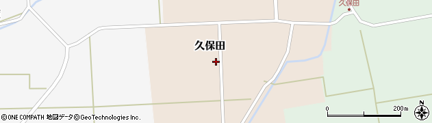 山形県酒田市久保田（村南）周辺の地図