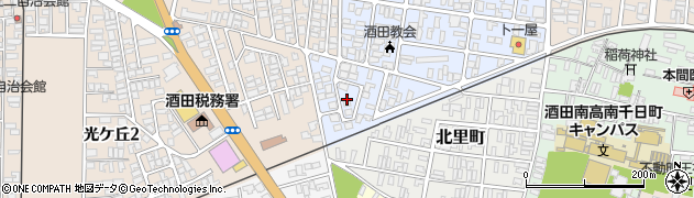 山形県酒田市住吉町20周辺の地図
