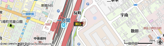 岩手県一関市柳町1周辺の地図