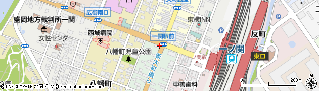 一ノ関駅口周辺の地図