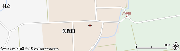 山形県酒田市久保田周辺の地図