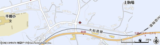 岩手県一関市千厩町千厩上駒場153-3周辺の地図