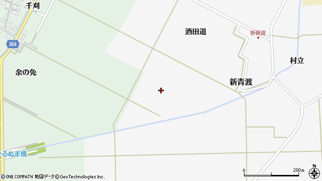 〒999-8157 山形県酒田市新青渡の地図