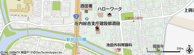 山形県庄内総合支庁建設部酒田分所周辺の地図