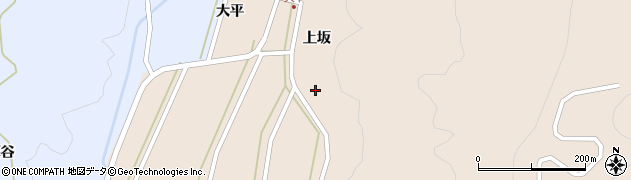 山形県酒田市生石上坂112周辺の地図
