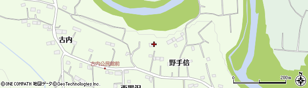 岩手県一関市萩荘野手倍91周辺の地図