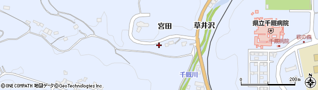 岩手県一関市千厩町千厩宮田24周辺の地図