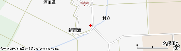 山形県酒田市新青渡（村立）周辺の地図