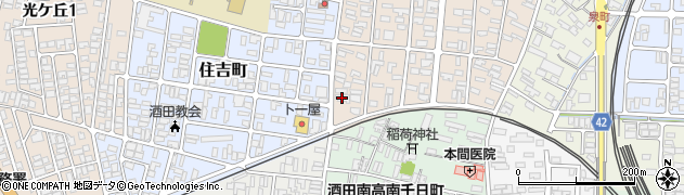 きらやか銀行酒田北 ＡＴＭ周辺の地図