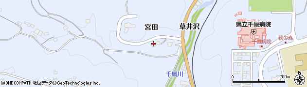 岩手県一関市千厩町千厩宮田7周辺の地図