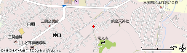 岩手県一関市三関仲田89周辺の地図