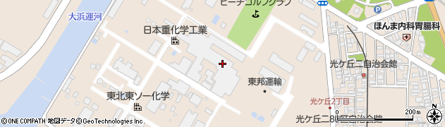 日本重化学工業株式会社　酒田事業所周辺の地図