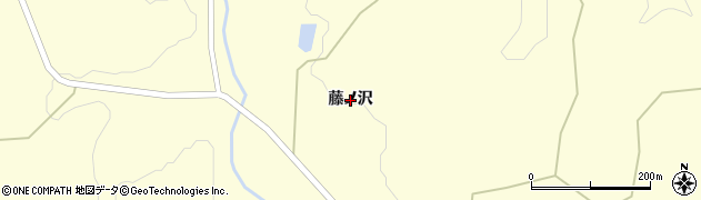 岩手県一関市狐禅寺（藤ノ沢）周辺の地図