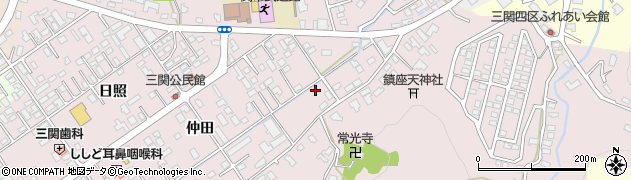 岩手県一関市三関仲田89-5周辺の地図