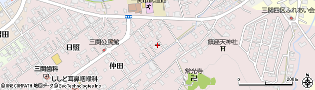 岩手県一関市三関仲田70周辺の地図