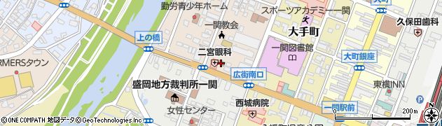 一関田村町郵便局 ＡＴＭ周辺の地図