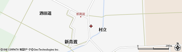 山形県酒田市新青渡村立33周辺の地図
