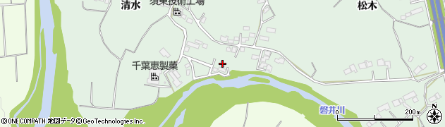 岩手県一関市赤荻清水174周辺の地図