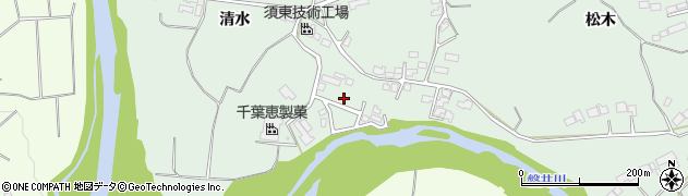 岩手県一関市赤荻清水173周辺の地図