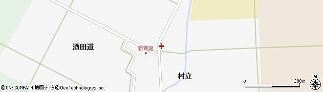 山形県酒田市新青渡村立8周辺の地図