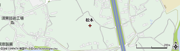岩手県一関市赤荻（松木）周辺の地図