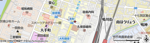岩手銀行三関支店周辺の地図