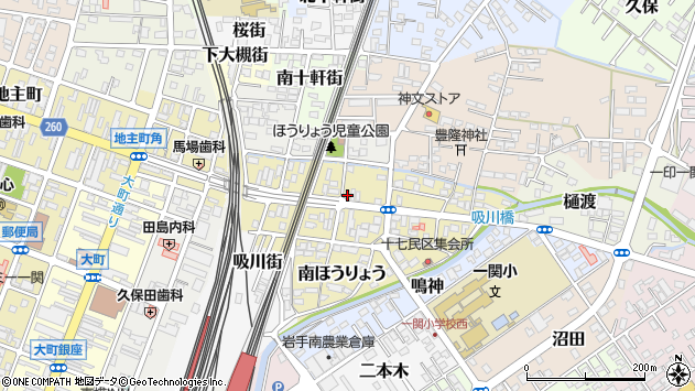 〒021-0804 岩手県一関市五十人町の地図