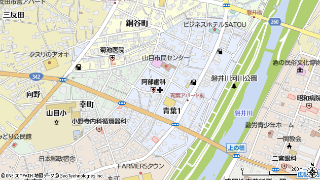 〒021-0031 岩手県一関市青葉の地図