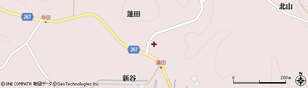 岩手県一関市千厩町磐清水蓬田38周辺の地図