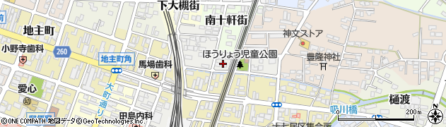 岩手県一関市豊町周辺の地図