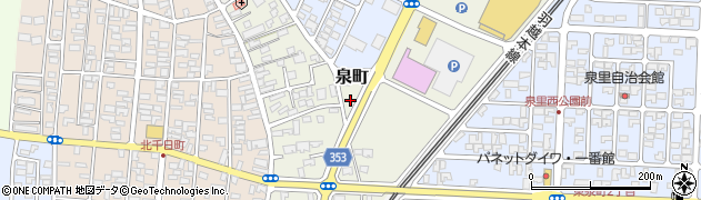 山形県酒田市酒井新田屋敷割周辺の地図