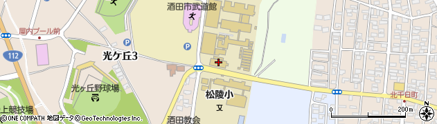 山形県酒田市北千日堂前松境7-1周辺の地図