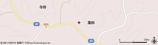 岩手県一関市千厩町磐清水蓬田23周辺の地図