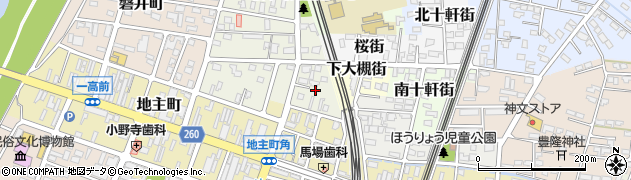 岩手県一関市桜木町1周辺の地図