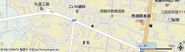 岩手県一関市山目中野197-5周辺の地図