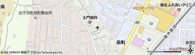 山形県酒田市泉町11周辺の地図