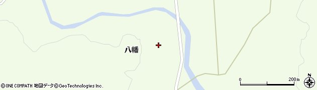岩手県一関市萩荘八幡107周辺の地図