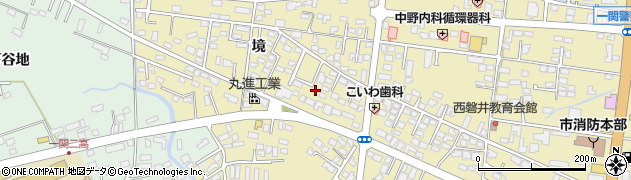 岩手県一関市山目境68-1周辺の地図