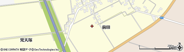 山形県酒田市牧曽根周辺の地図