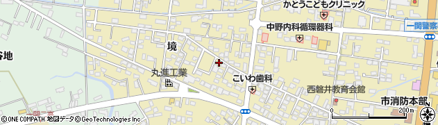 岩手県一関市山目境68-7周辺の地図