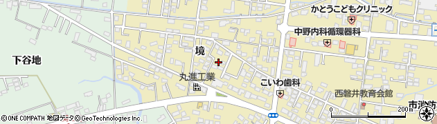 岩手県一関市山目境73-4周辺の地図