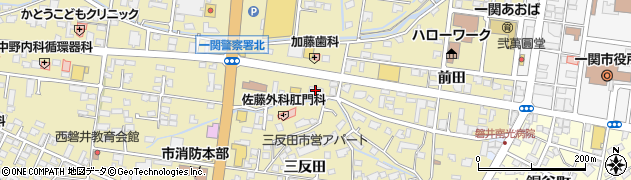 東北銀行一関支店 ＡＴＭ周辺の地図